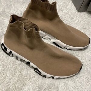 Balenciaga Wmns Speed Trainer 'Midsole Graffiti - Beige